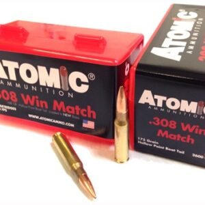 ATOMIC 308 WIN 175GR MATCH - BTHP 50RD 10BX/CS