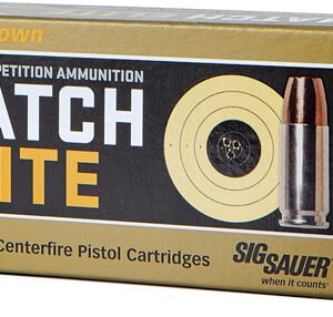 SIG AMMO 9MM 147GR ELITE - V-CROWN COMP 50RD 20BX/CASE