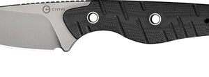 CIVIVI KNIFE SOKN 2.82" BLACK - G-10 STONEWASH KYDEX SHEATH