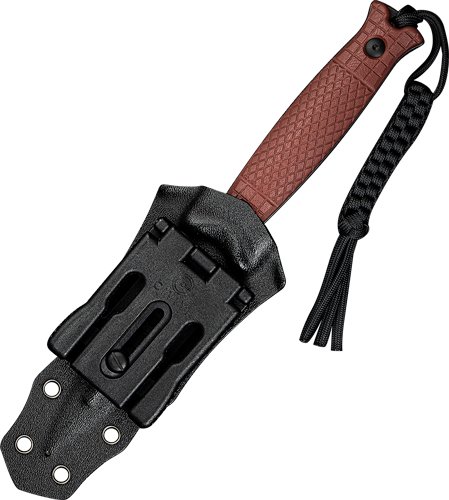 CIVIVI KNIFE PERFRICO FIXED - 4.49" BUGUNDY G10/STRIPED BLD - Image 2