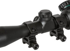 TRUGLO CROSSBOW SCOPE 4X32 - BLACK WITH RINGS