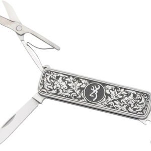 BROWNING KNIFE MORGAN FOLDER - MULTI FUNCTION SCROLL ENGRAVED