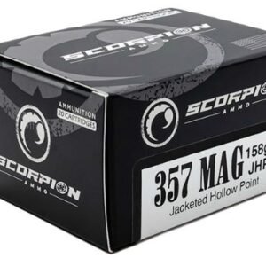 SCORPION 357 MAG - 158GR JHP 20RD 10BX/CS