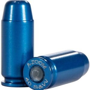 A-ZOOM METAL SNAP CAP BLUE - .40SW 10-PACK
