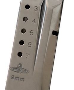 CHECKMATE MAGAZINE S&W SHIELD - 9MM STAINLESS 7RD