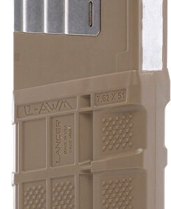 LANCER MAGAZINE L7AWM SR-25 - 7.62X51 20RD OPAQUE FDE GEN2