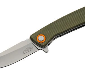 SZCO RUC 4" GREEN MICARTA - FOLDER D2 STEEL BLADE