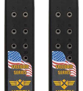 XTECH TACTICAL MAGAZINE FOR - GLOCK 19 10RD FREEDOM 2 PACK