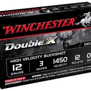 WINCHESTER DOUBLE X 12GA 3" - 00 BUCK 12 PELLETS 5RD 50BX/CS
