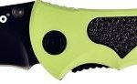 RUKO FOLDER 3.25" GREEN HANDLE - CLAMSHELL