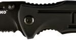 RUKO FOLDER SPRING ASSIST - 3.25" ALUMINUM BLACK HANDLE